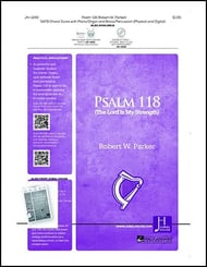 Psalm 118 SATB choral sheet music cover Thumbnail